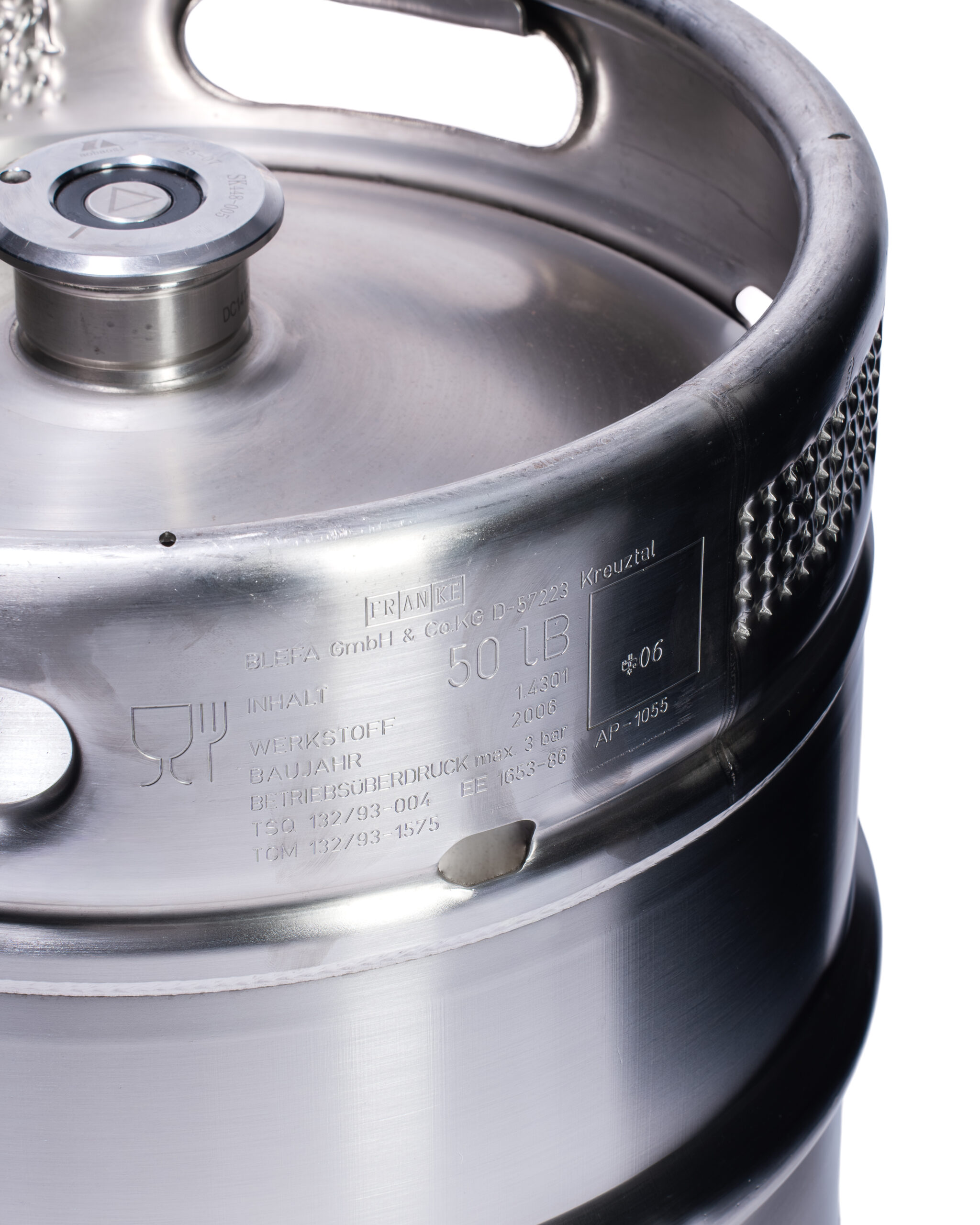 Keg DIN 50 l, po remoncie, niesztaplowany
